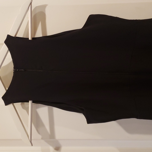 SHOW ME YOUR MUMU Black Stretch Crepe Chicago High Neck Gown sz S Women's Dress - Picture 7 of 14